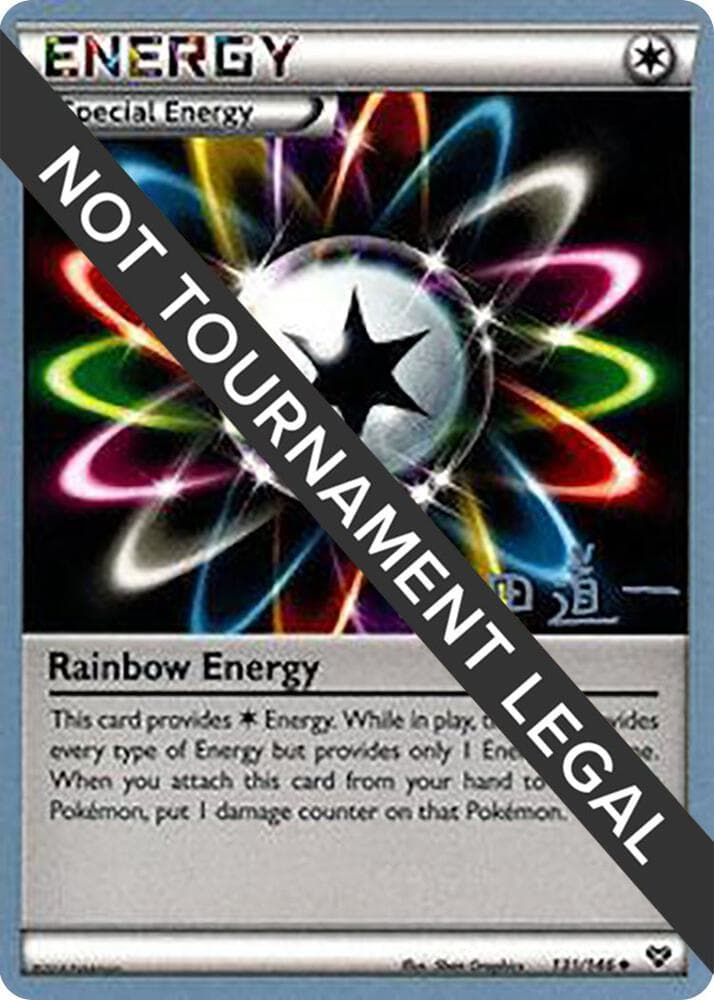 Rainbow Energy - 2014 (Michikazu Tsuda) — World Championship Decks 131 Pokémon card