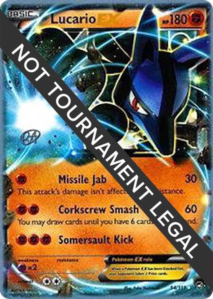 Lucario EX - 2015 (Rowan Stavenow) — World Championship Decks 54 Pokémon card