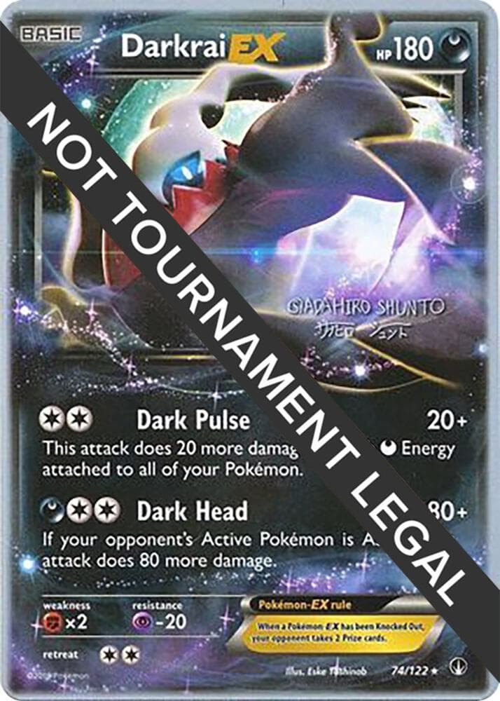 Darkrai EX - 2016 (Shunto Sadahiro) — World Championship Decks 74 Pokémon card