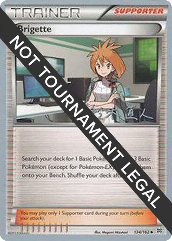 Brigette - 2017 (Naoto Suzuki) — World Championship Decks 134 Pokémon card