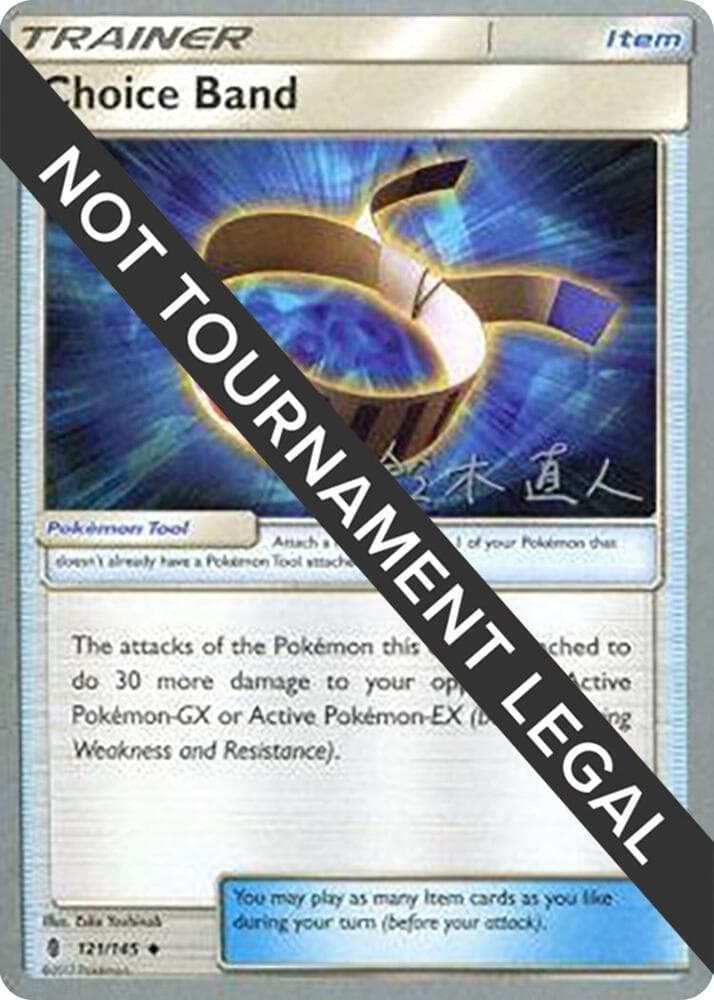 Choice Band - 2017 (Naoto Suzuki) — World Championship Decks 121 Pokémon card