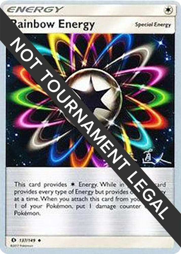 Rainbow Energy - 2017 (Naoto Suzuki) — World Championship Decks 137 Pokémon card