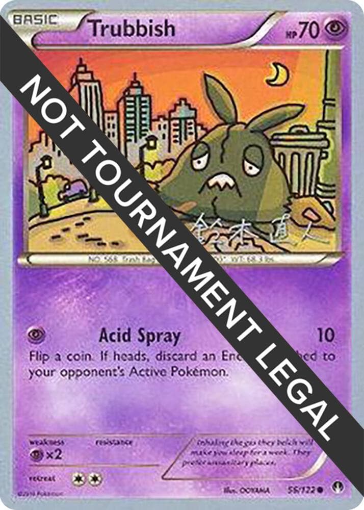 Trubbish - 2017 (Naoto Suzuki) — World Championship Decks 56 Pokémon card