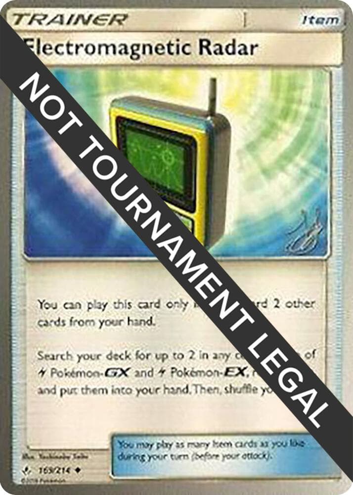 Electromagnetic Radar - 2019 (Henry Brand) — World Championship Decks 169 Pokémon card