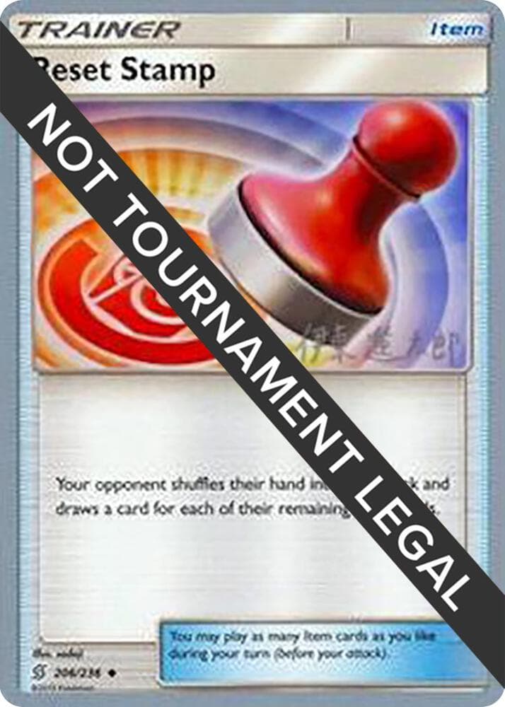 Reset Stamp - 2019 (Shintaro Ito) — World Championship Decks 206 Pokémon card