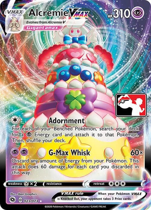 Alcremie VMAX — Prize Pack Series Cards 23 Pokémon card