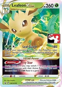 Leafeon VSTAR - SWSH195 — Prize Pack Series Cards SWSH195