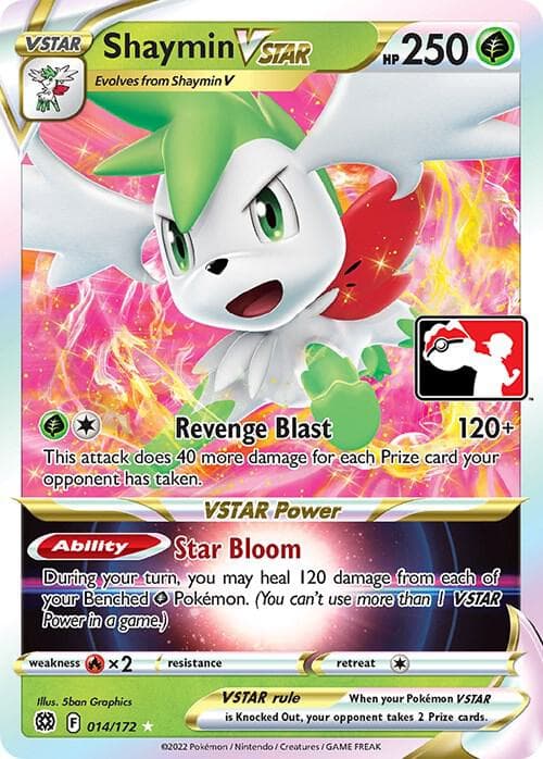 Shaymin VSTAR — Prize Pack Series Cards 14 Pokémon card