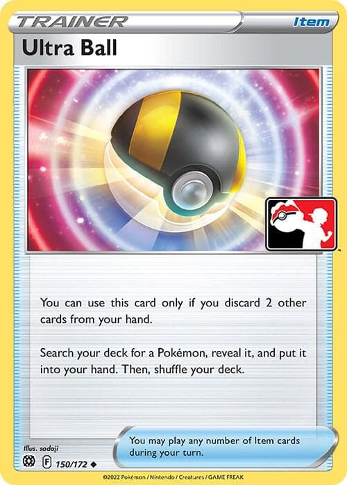 Ultra Ball — Prize Pack Series Cards 150 Pokémon card