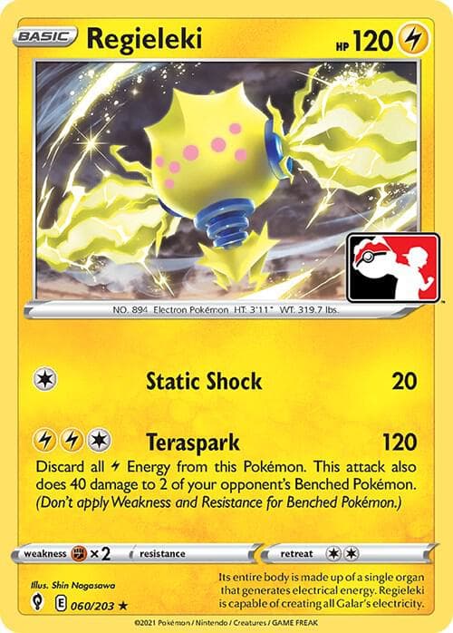 Regieleki — Prize Pack Series Cards 60 Pokémon card