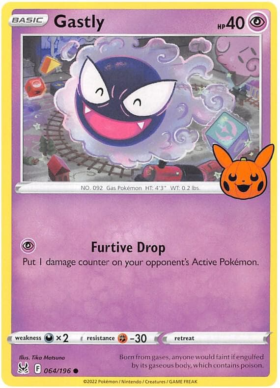 Gastly — Trick or Trade BOOster Bundle 2023 64 Pokémon card