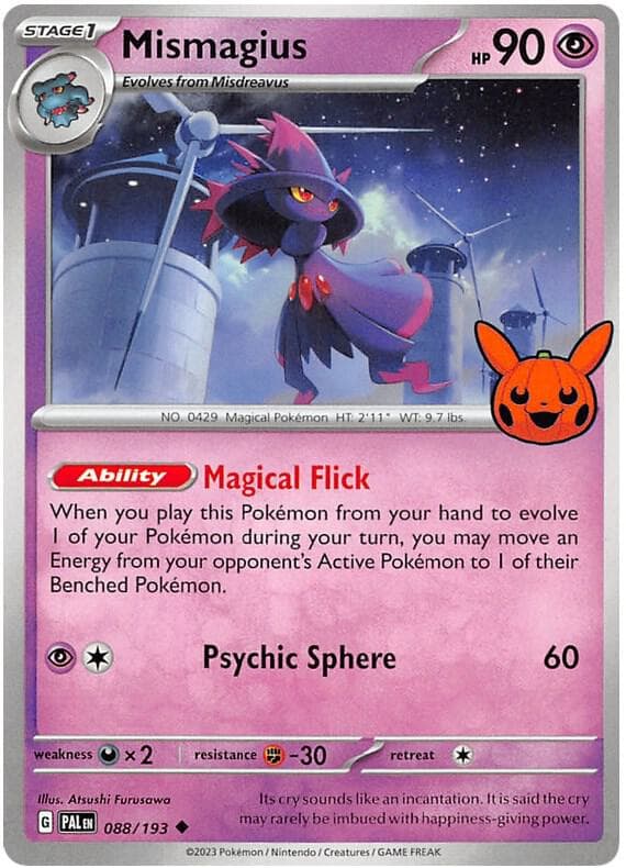 Mismagius — Trick or Trade BOOster Bundle 2023 88 Pokémon card