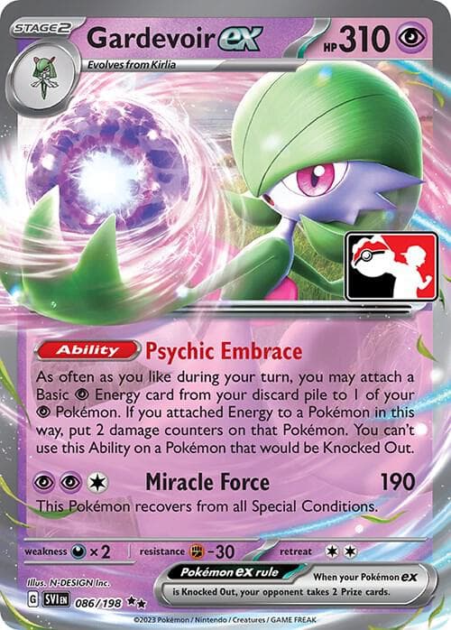 Gardevoir ex — Prize Pack Series Cards 86 Pokémon card