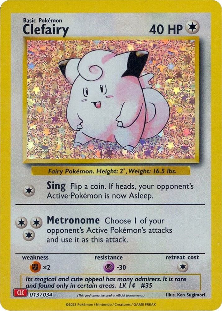 Clefairy — Trading Card Game Classic 13 Pokémon card