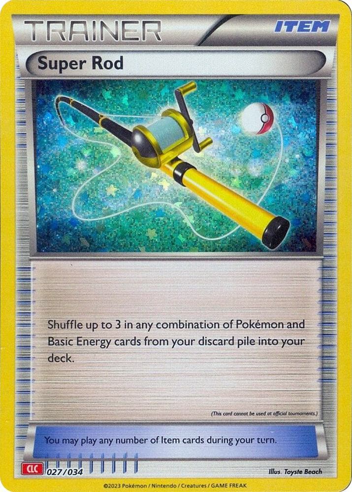 Super Rod (CLC) — Trading Card Game Classic 27 Pokémon card