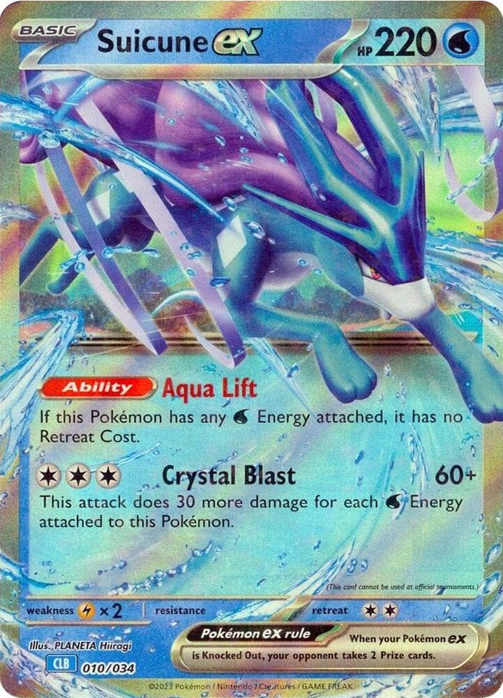 Suicune ex — Trading Card Game Classic 10 Pokémon card