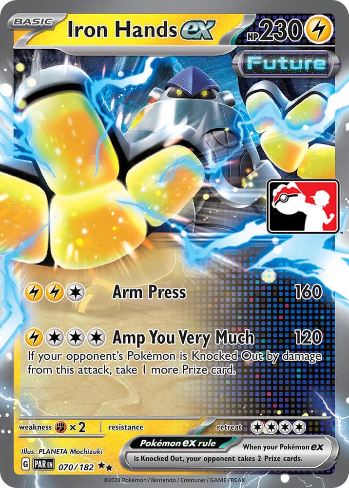 Iron Hands ex — Prize Pack Series Cards 70 Pokémon card