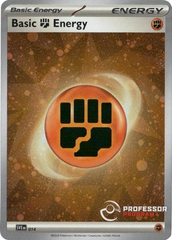Fighting Energy (2024) — Professor Program Promos 14 Pokémon card