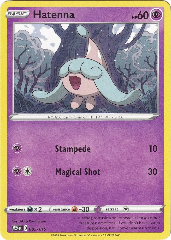 Hatenna — McDonald's Promos 2024 5 Pokémon card