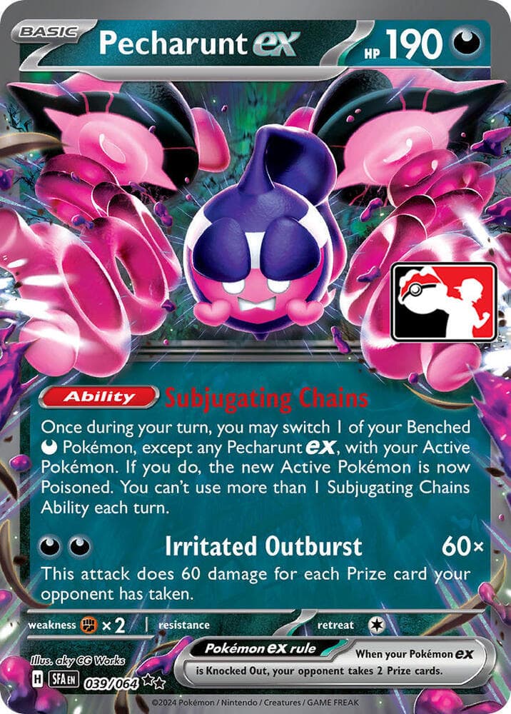 Pecharunt ex — Prize Pack Series Cards 39 Pokémon card