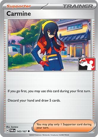 Carmine — Prize Pack Series Cards 145 Pokémon card