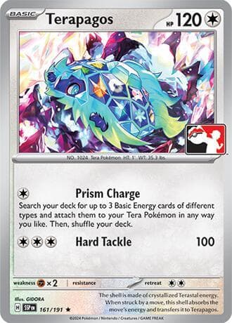 Terapagos — Prize Pack Series Cards 161 Pokémon card