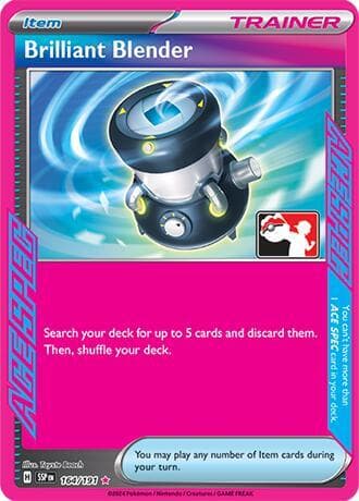 Brilliant Blender — Prize Pack Series Cards 164 Pokémon card