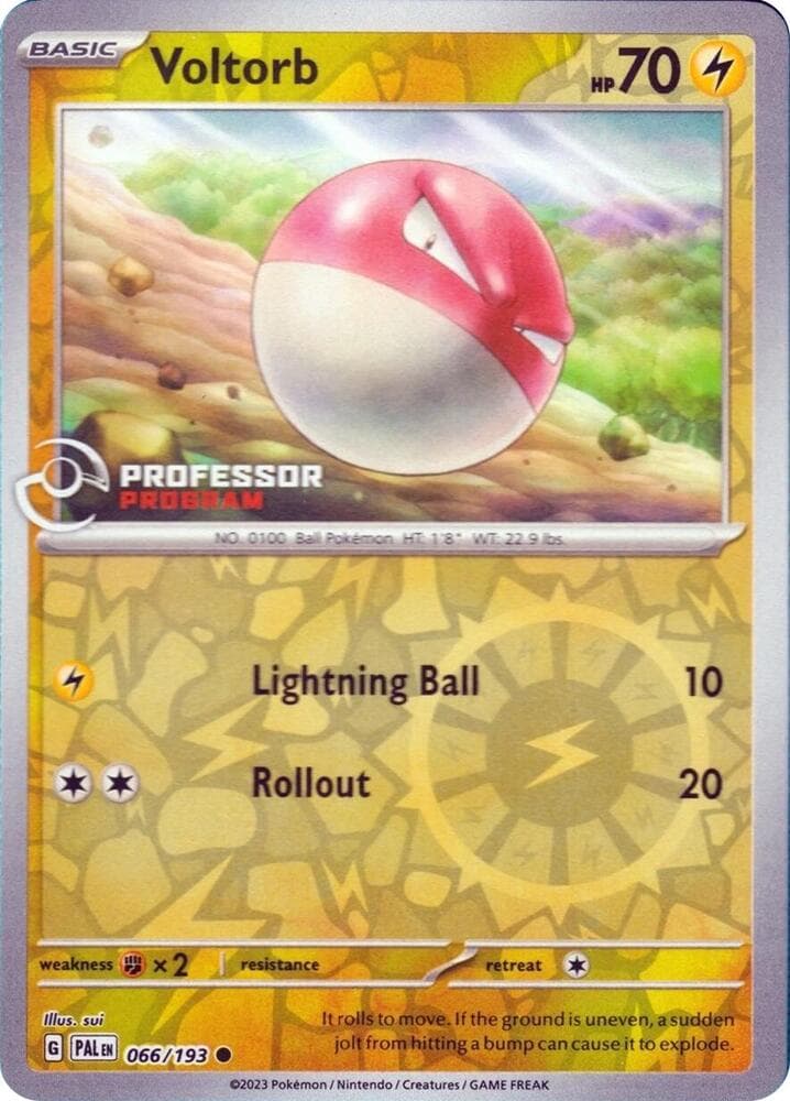 Voltorb — Professor Program Promos 66 Pokémon card
