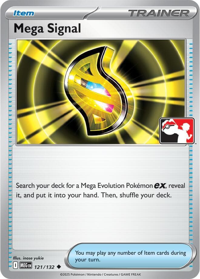 Mega Signal — Prize Pack Series Cards 121 Pokémon card