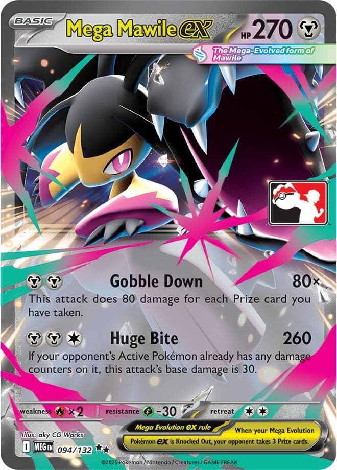 Mega Mawile ex — Prize Pack Series Cards 94 Pokémon card