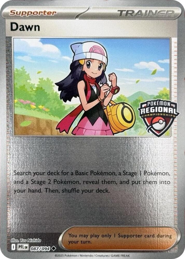 Dawn (Regional Championship) — League & Championship Cards 87 Pokémon card