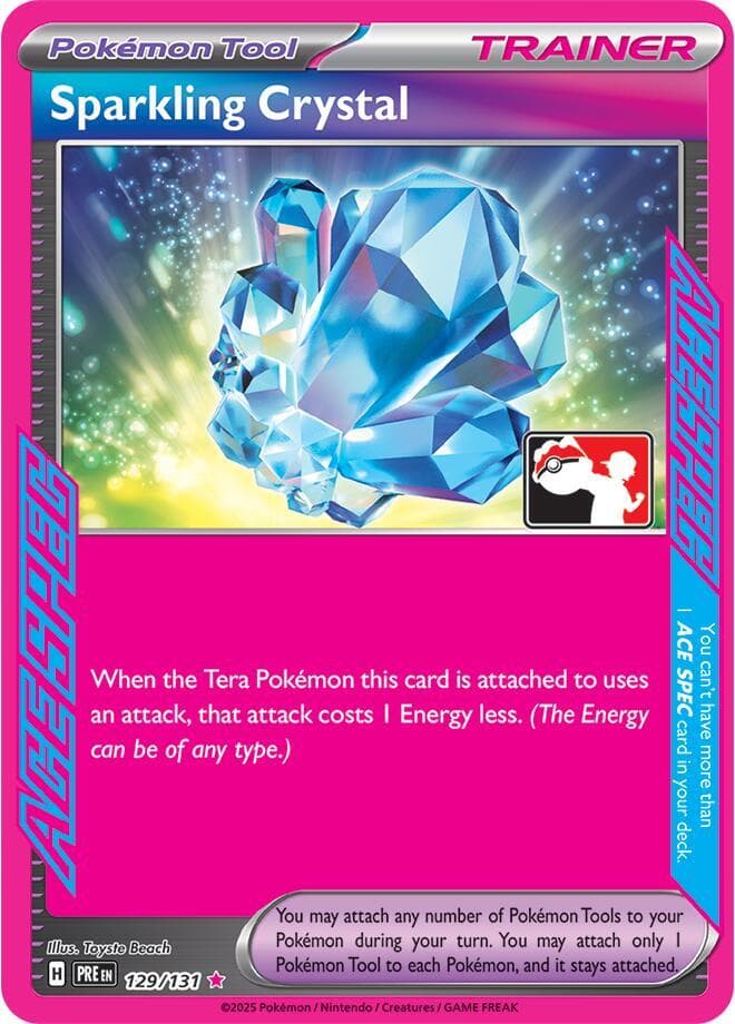 Sparkling Crystal — Prize Pack Series Cards 129 Pokémon card