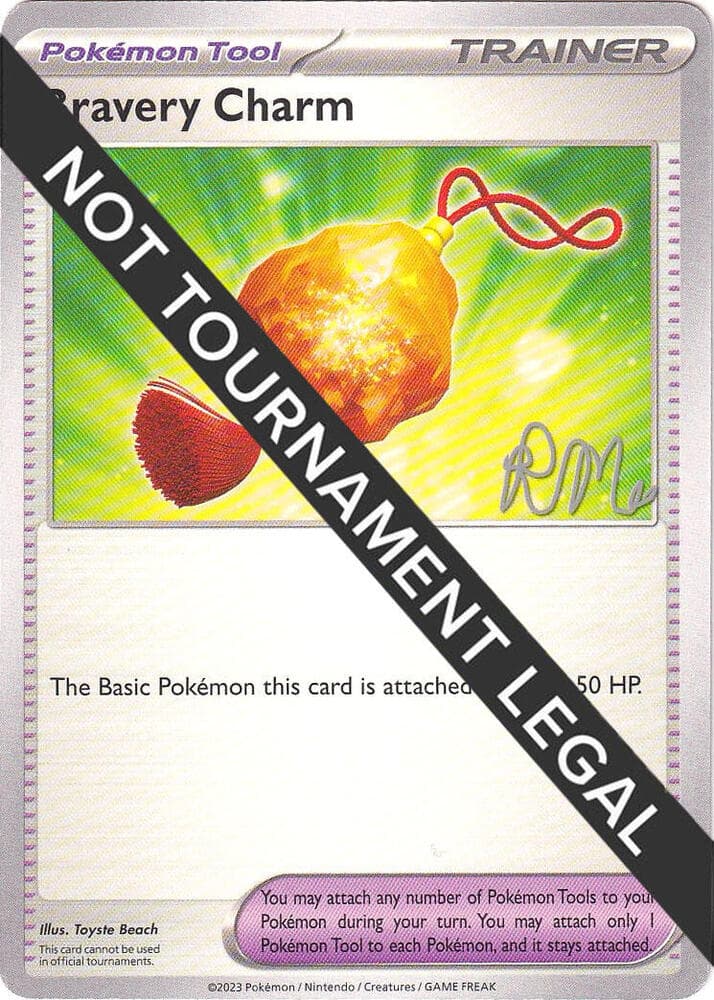 Bravery Charm - 2025 (Riley McKay) — World Championship Decks p689125 Pokémon card
