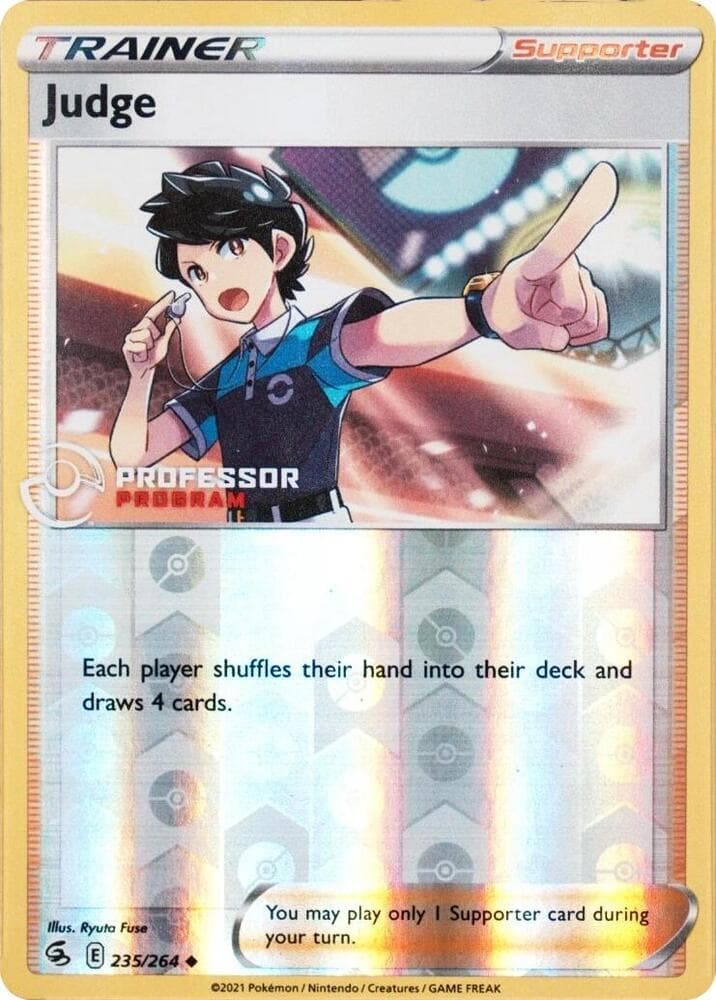 Judge — Professor Program Promos 235 Pokémon card