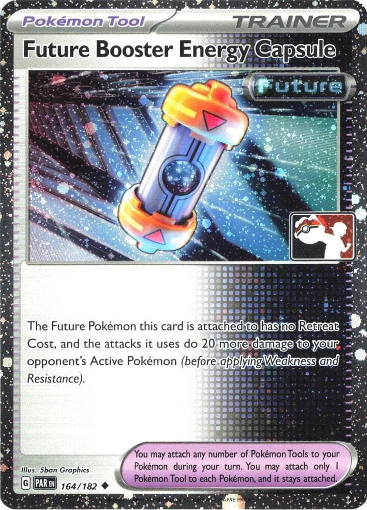 Future Booster Energy Capsule - 164/182 (Cosmos Holo) — Prize Pack Series Cards 164 Pokémon card