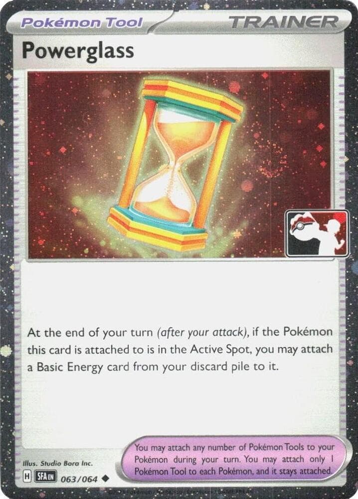 Powerglass - 063/064 (Cosmos Holo) — Prize Pack Series Cards 63 Pokémon card