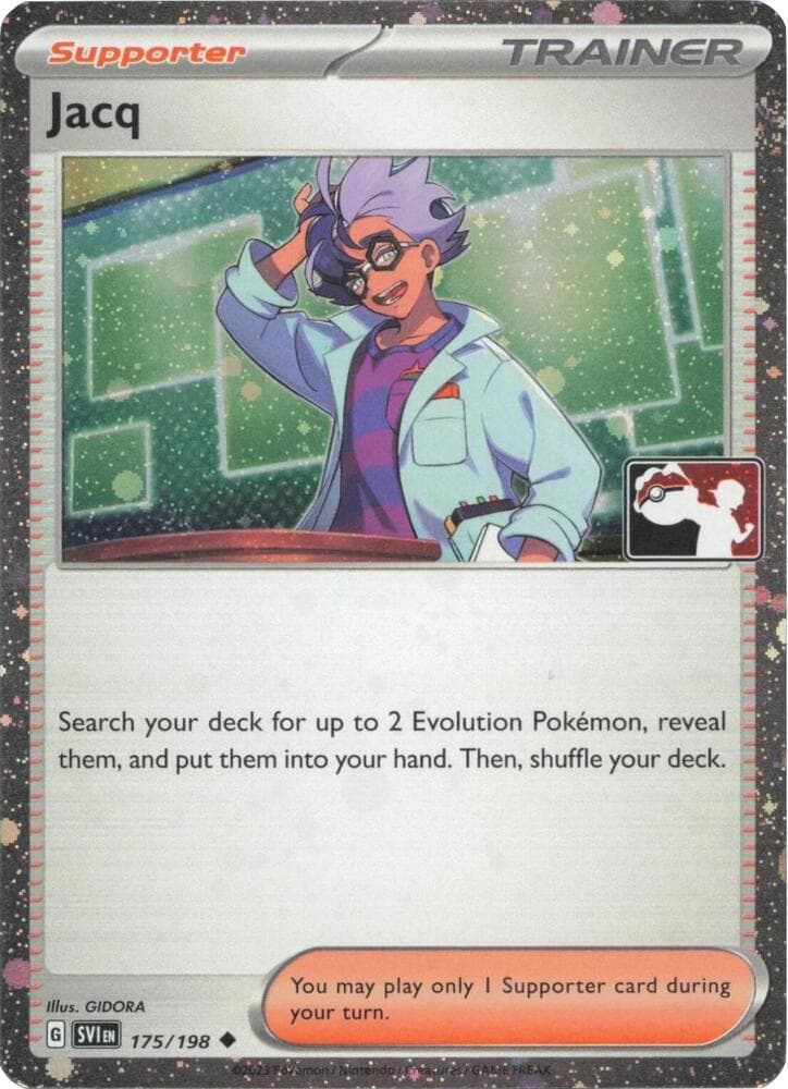 Jacq - 175/198 (Cosmos Holo) — Prize Pack Series Cards 175 Pokémon card