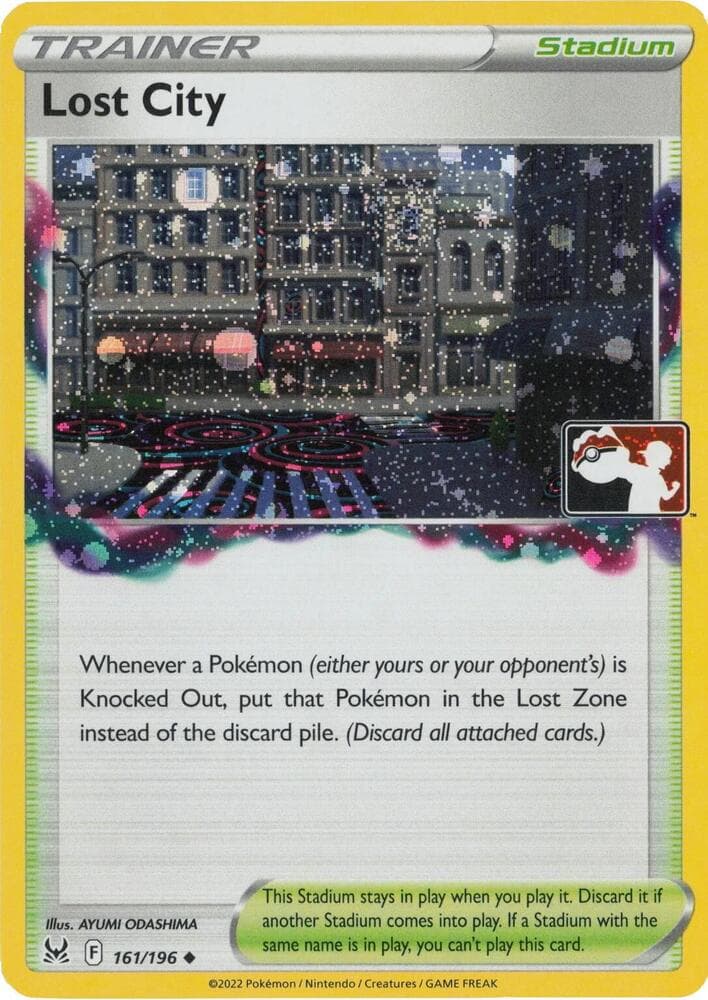 Lost City - 161/196 (Cosmos Holo) — Prize Pack Series Cards 161 Pokémon card