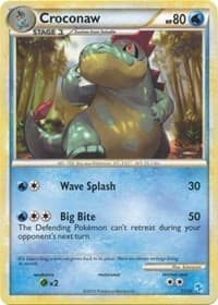 Croconaw (#13) — HGSS Trainer Kit: Gyarados & Raichu 13