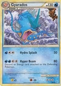Gyarados (#20 Non-Holo) — HGSS Trainer Kit: Gyarados & Raichu 20 Pokémon card