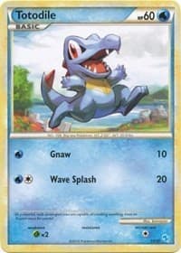 Totodile (#14) — HGSS Trainer Kit: Gyarados & Raichu 14