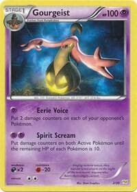 Gourgeist — XY Trainer Kit: Sylveon & Noivern 2 Pokémon card