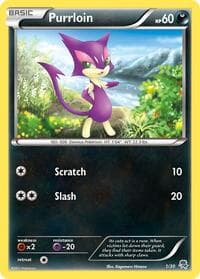 Purrloin (#1) — BW Trainer Kit: Excadrill & Zoroark 1