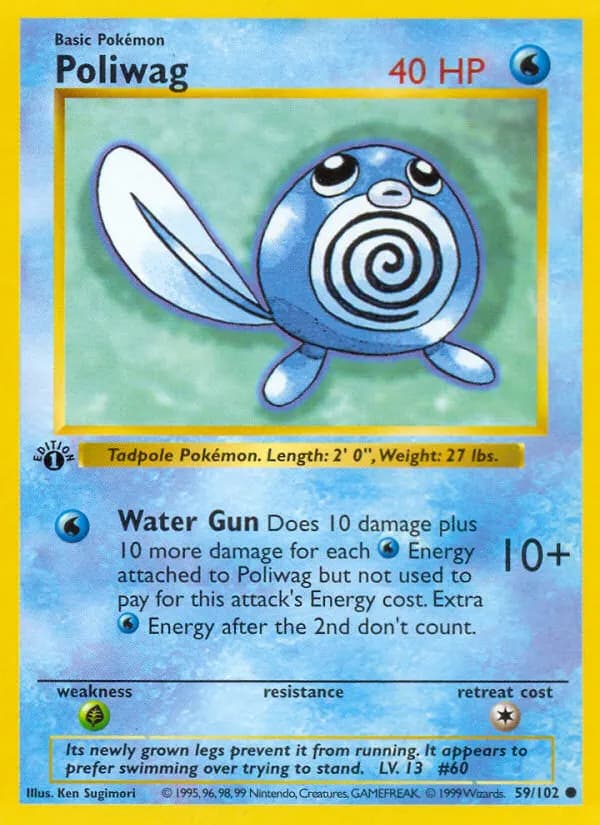 Quapsel — Grundset 59 German Pokémon card