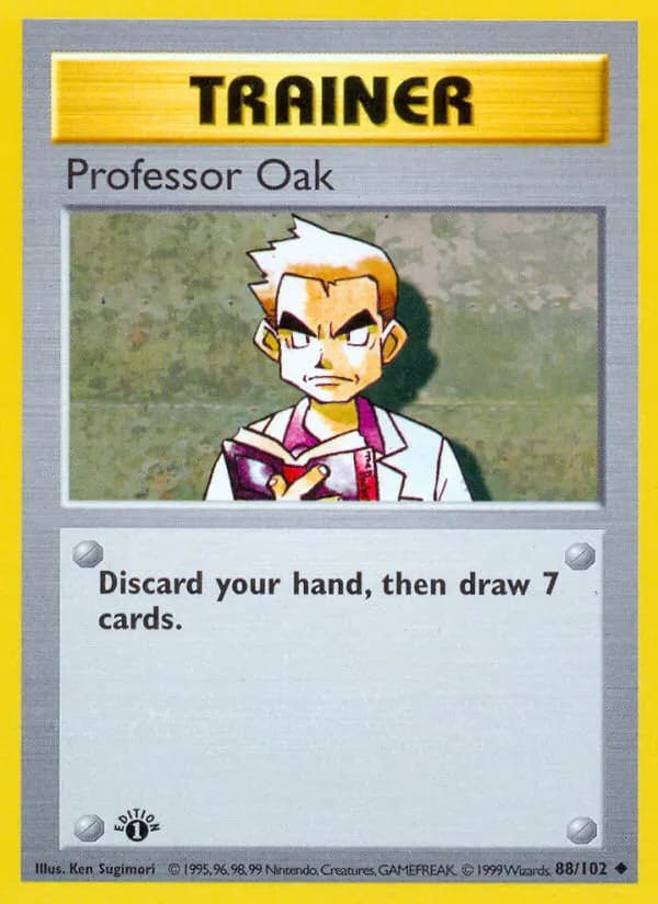 Professor Eich — Grundset 88 German Pokémon card