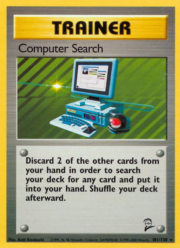 Computer Search — Base Set 2 101 Pokémon card