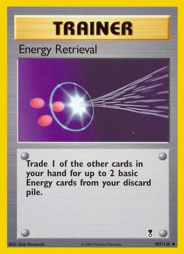 Energy Retrieval — Legendary Collection 107 Pokémon card