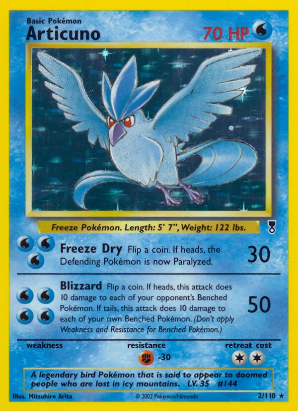 Articuno — Legendary Collection 2 Pokémon card