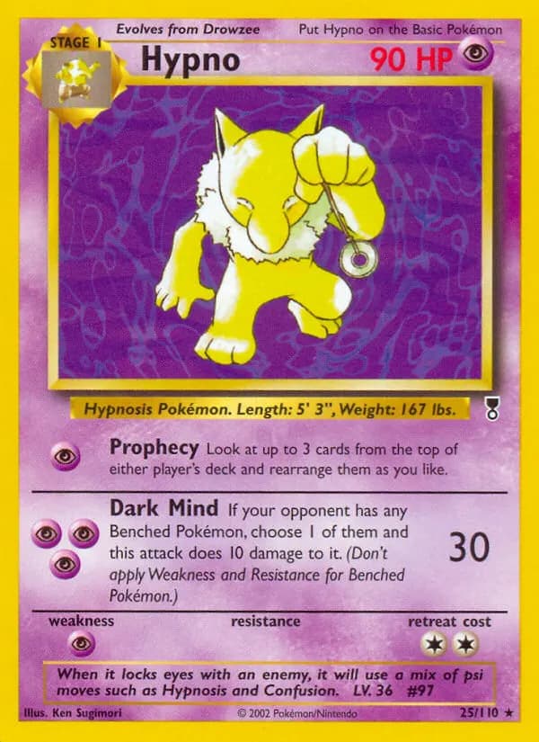 Hypno — Legendary Collection 25 Pokémon card