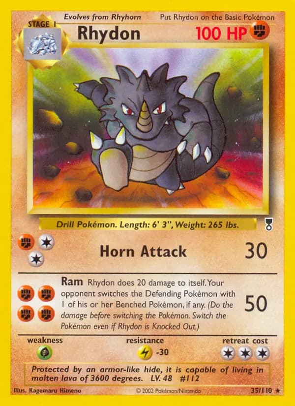 Rhydon — Legendary Collection 35 Pokémon card